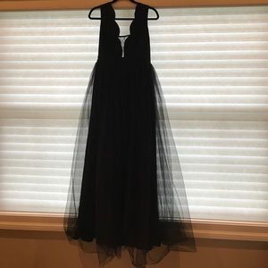 Black BCBG generation tulle dress